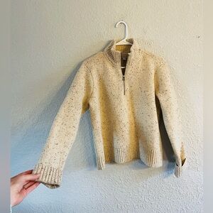 Toad&Co Cream Speckled Sweater